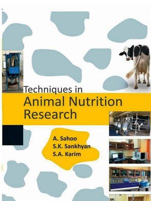 cover image of Techniques in Animal Nutrition Research